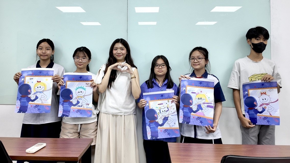 Không khí lớp học IELTS THCS 5